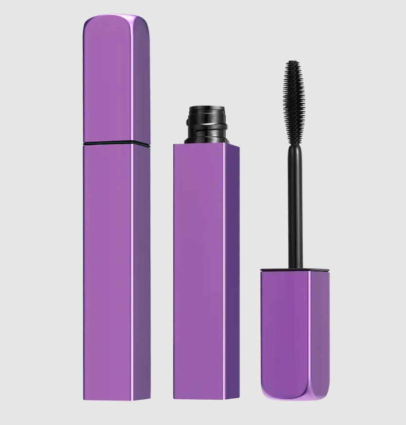 What are the advantages of using empty aluminum mascara tubes?